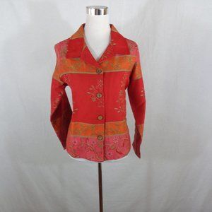 EMBROIDERED FLORAL BLAZER MP